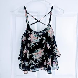 Summer Night's Chiffon Tank Top